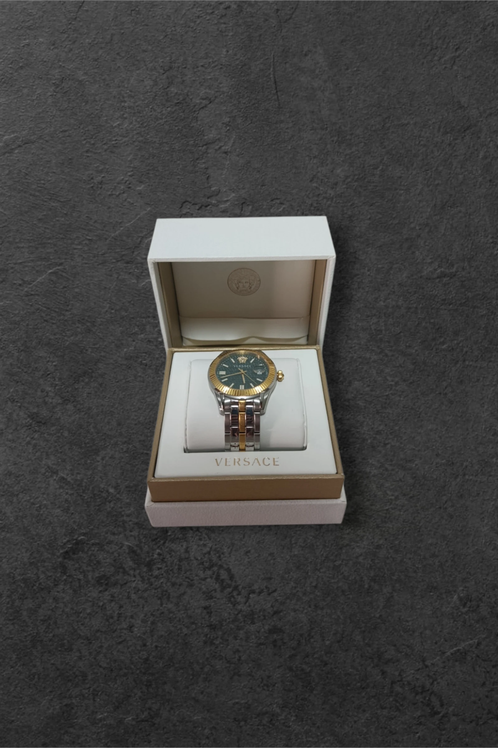 Versache Greca Time Watch (VC-3K) | Dark Green Watch | New/Original – photo 3